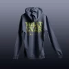 Rainy Blue Hoodie for men back printed design, Best Hoodies For men and Women in Bangalore