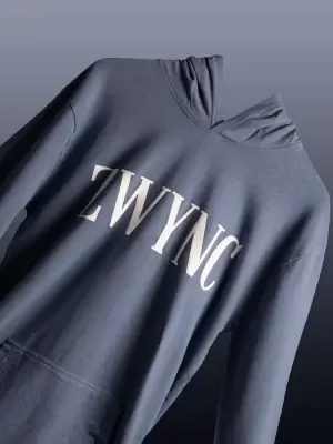 zwync Rainy Blue Hoodie for men front print design, Best Hoodies For men and Women in Bangalore
