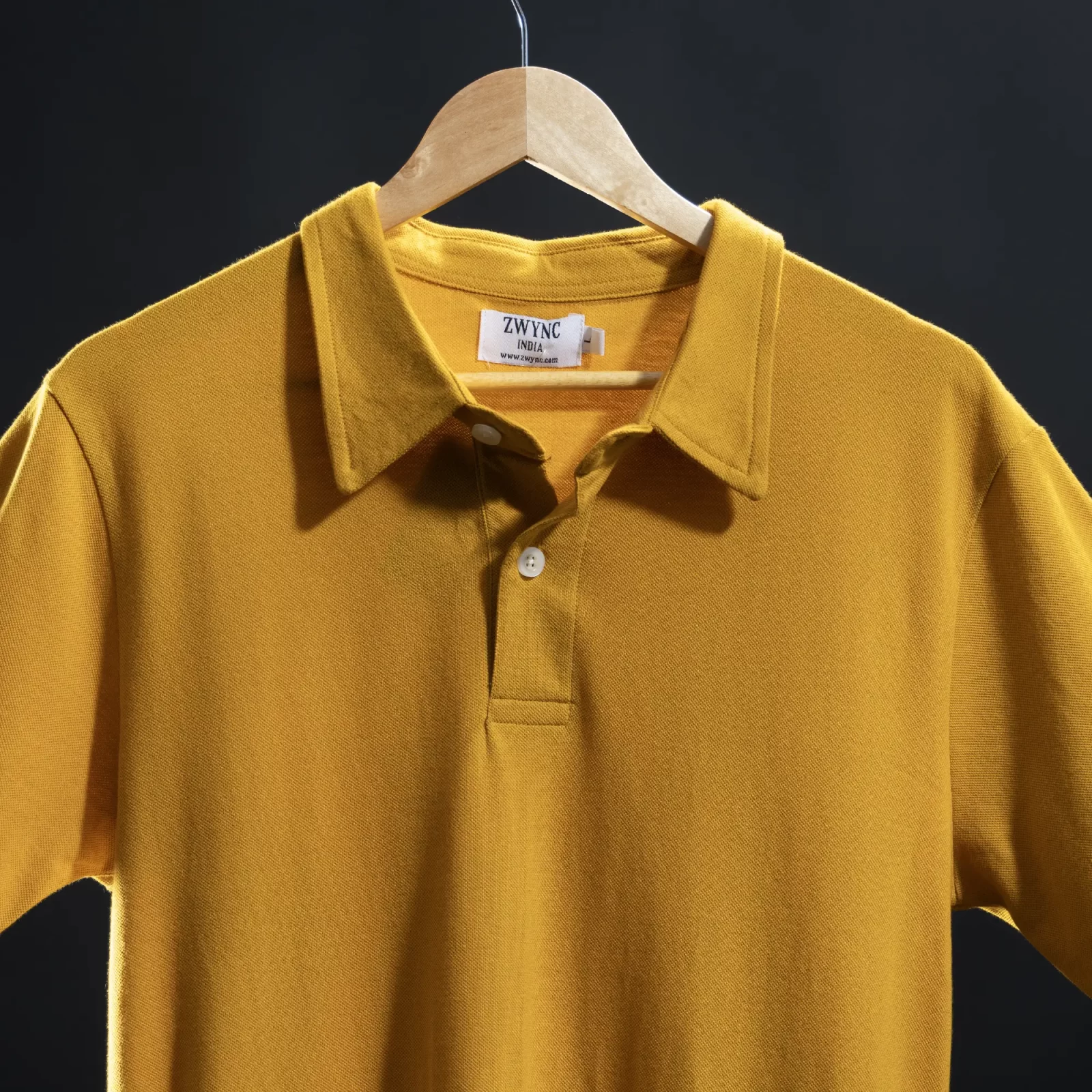 zwync Men’s Yellow Polo shirts , Best Men polo shirts in bangalore